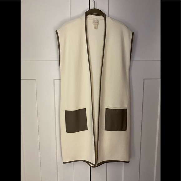 Chico's Jackets & Blazers - Chico’s Cardigan/Vest off white.